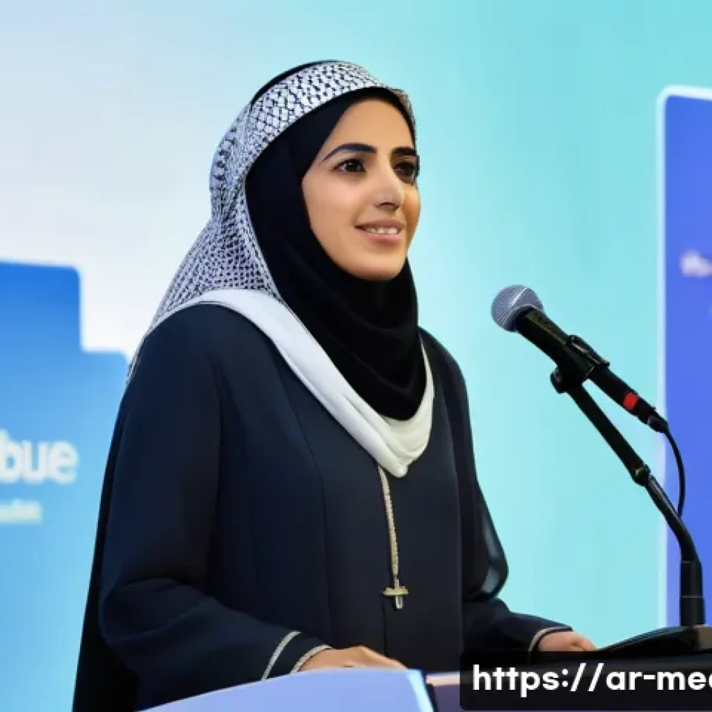 미디어와 리더십 - **Prompt: "A dignified and approachable Arab leader, either male in a traditional thobe and ghutra o...